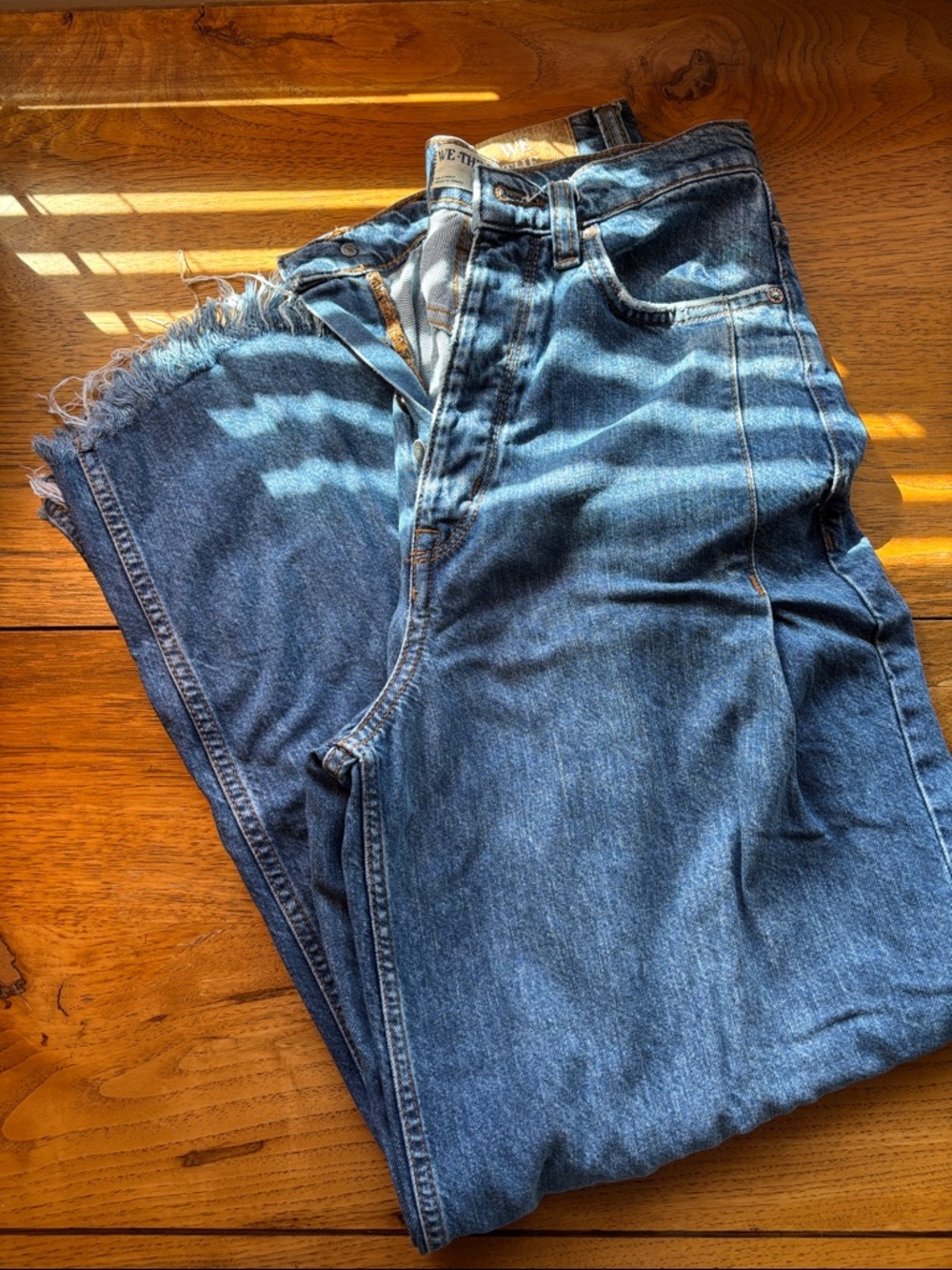 Free People Blue Denim Jeans